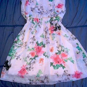 sweet storm floral dress
